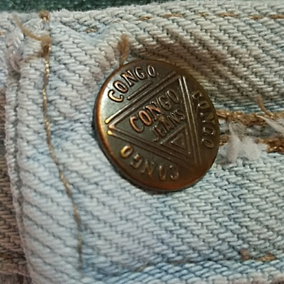 Vintage Super High Waisted Distressed Cut Offs - Picture 4 of 7